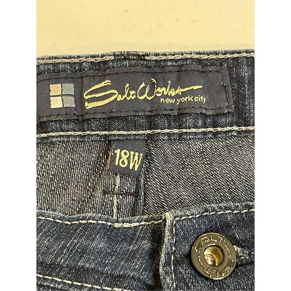Salt Works women’s denim Jean shorts size 18W - Picture 6 of 8